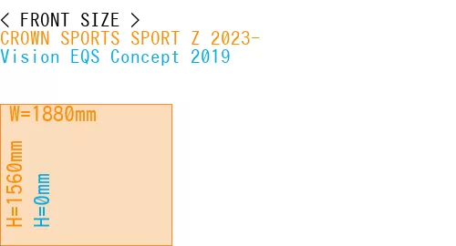 #CROWN SPORTS SPORT Z 2023- + Vision EQS Concept 2019